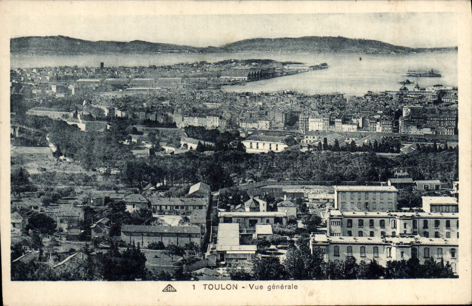 CPA Toulon Vue Generale