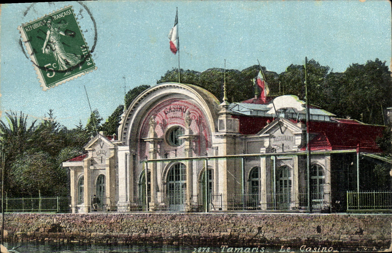 VINTAGE POSTCARD Tamaris the Casino