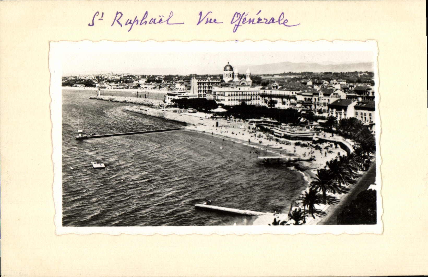 CPM Saint Raphael Vue Generale