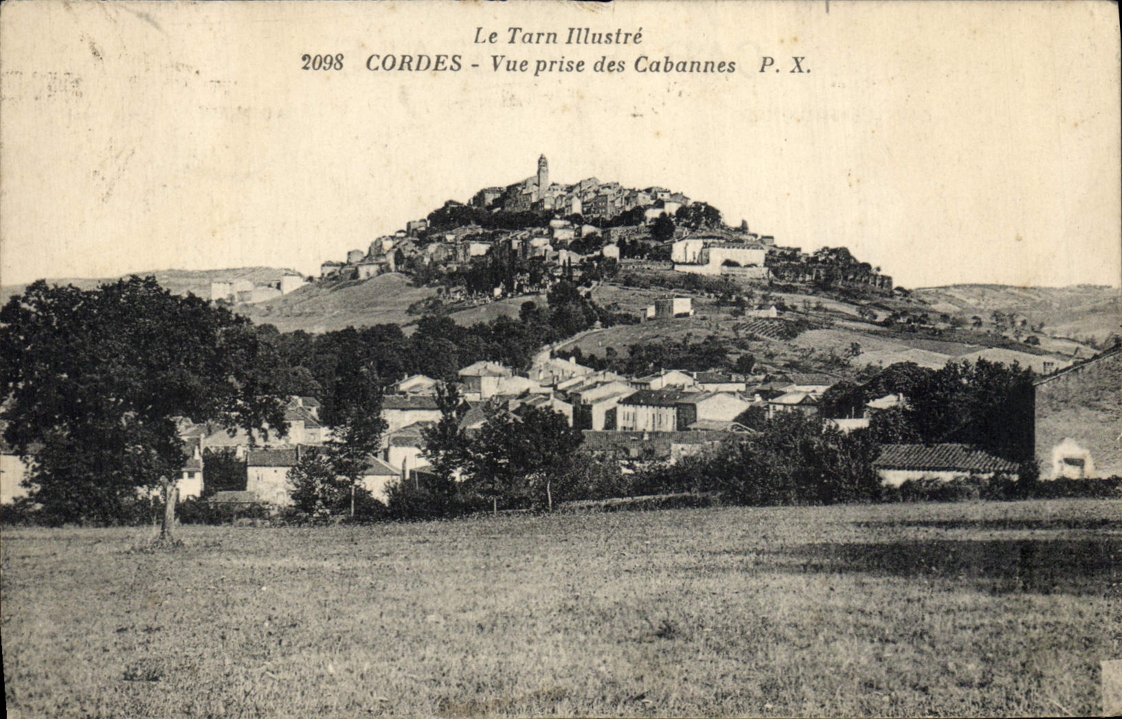 Cuerdas de la POSTAL de la VENDIMIA vista de las chozas