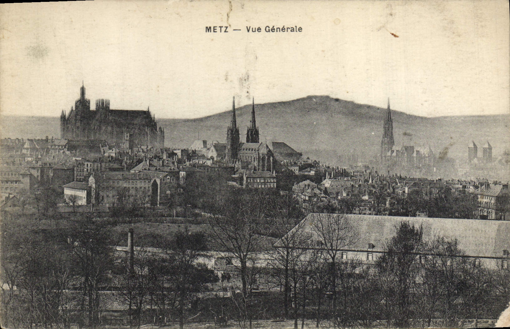 CPA Metz Vue Generale