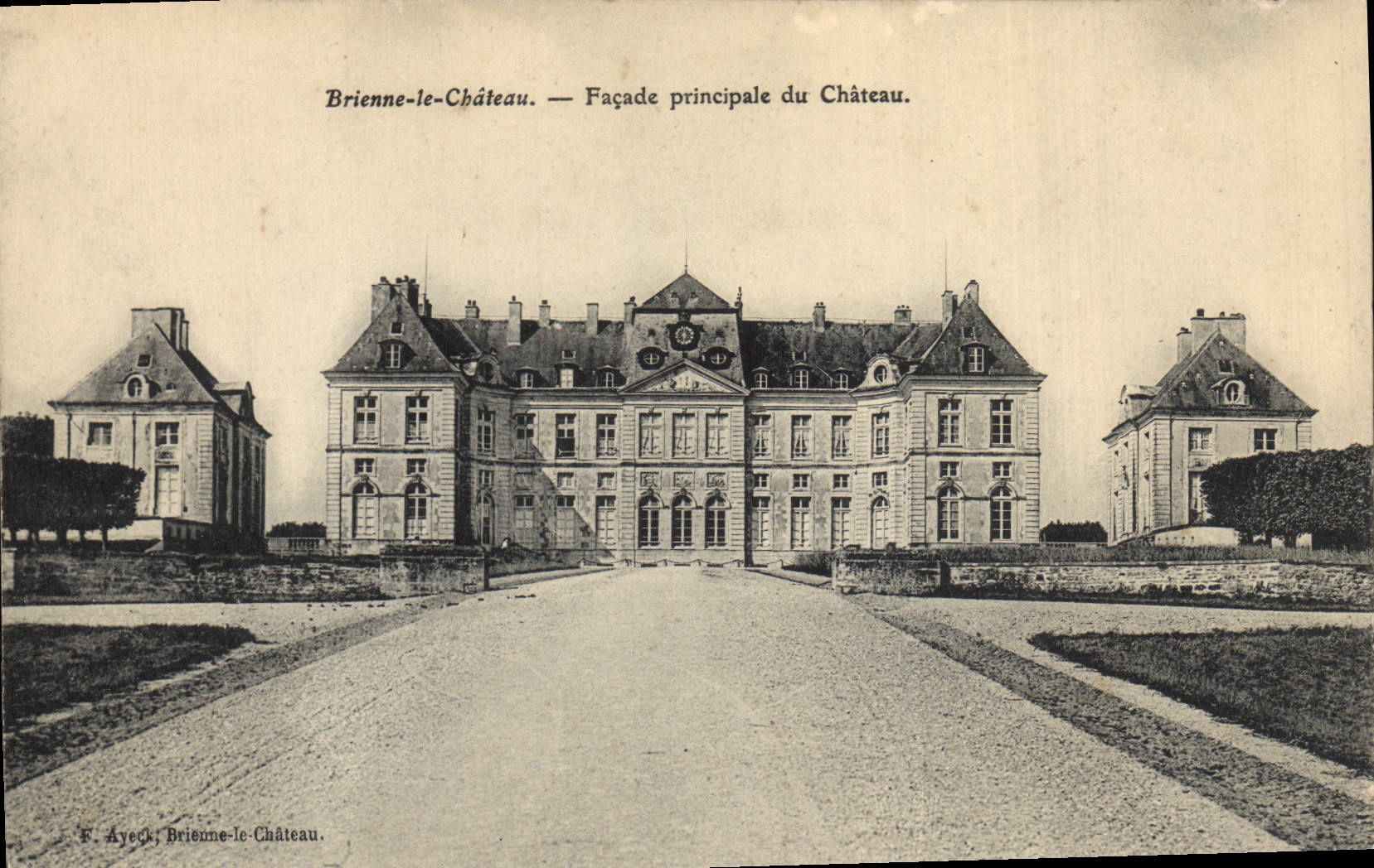 VINTAGE POSTCARD Brienne the Castle Principal Frontage of the Castle