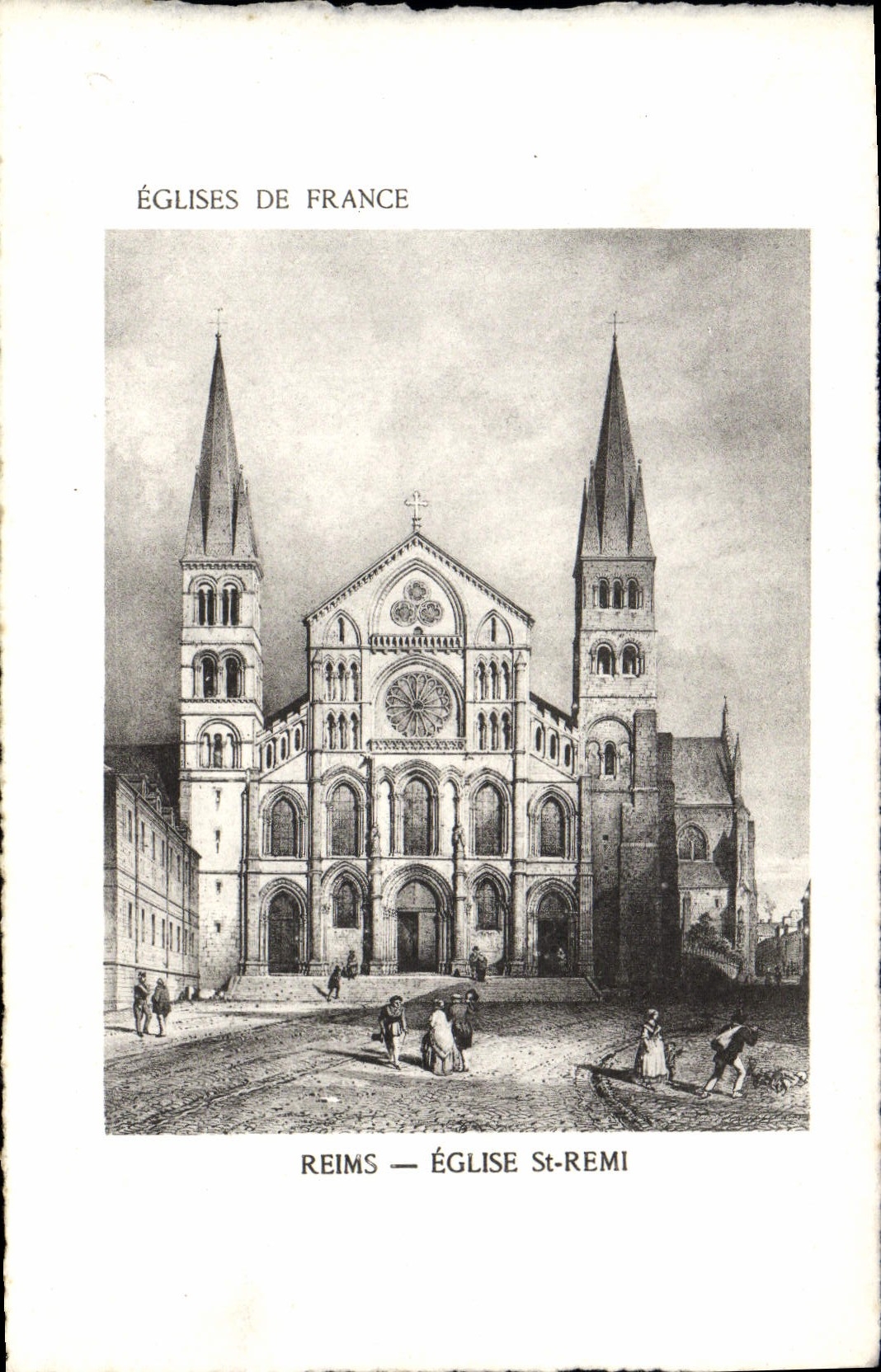 CPA Reims Eglise St Remi