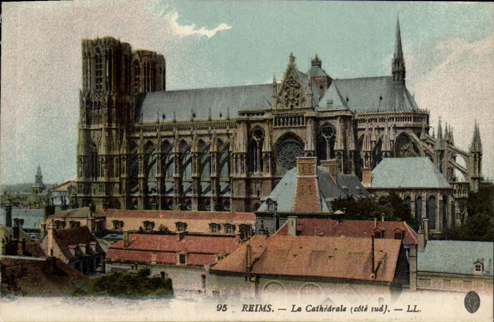 CPA Reims La Cathedrale