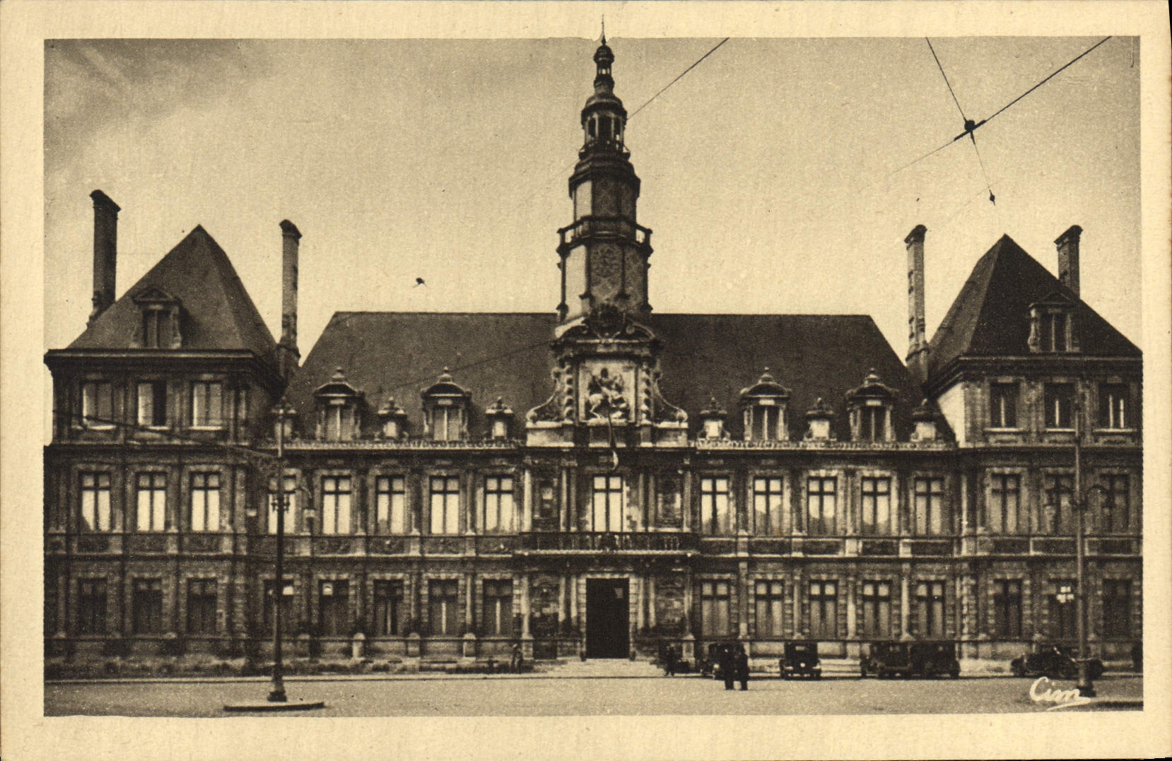 CPA Reims Hotel De Ville