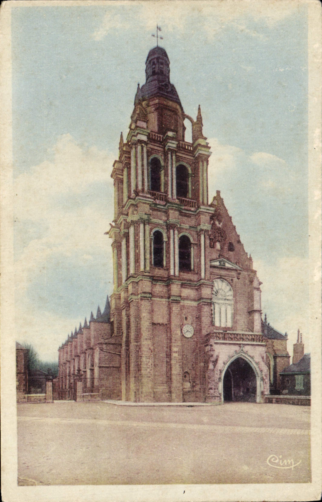 CPA Blois Cathedrale St Louis