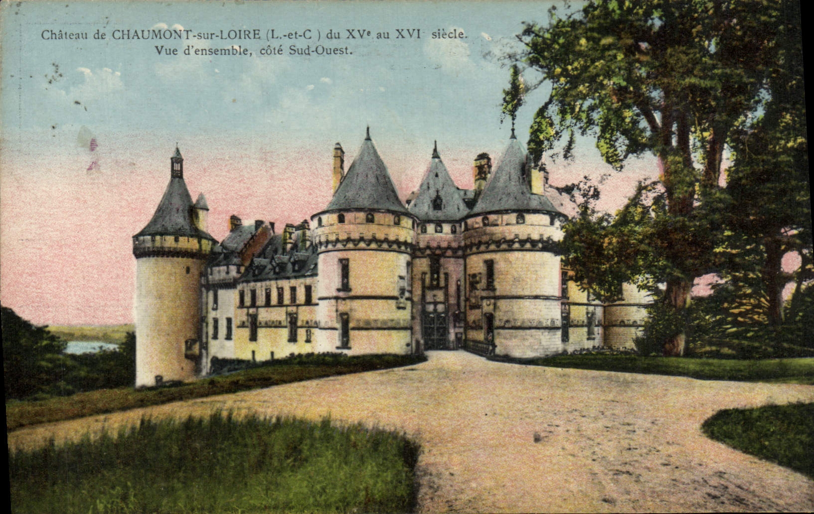 CPA Chaumont Sur Loire Vue D'ensemble Chateau