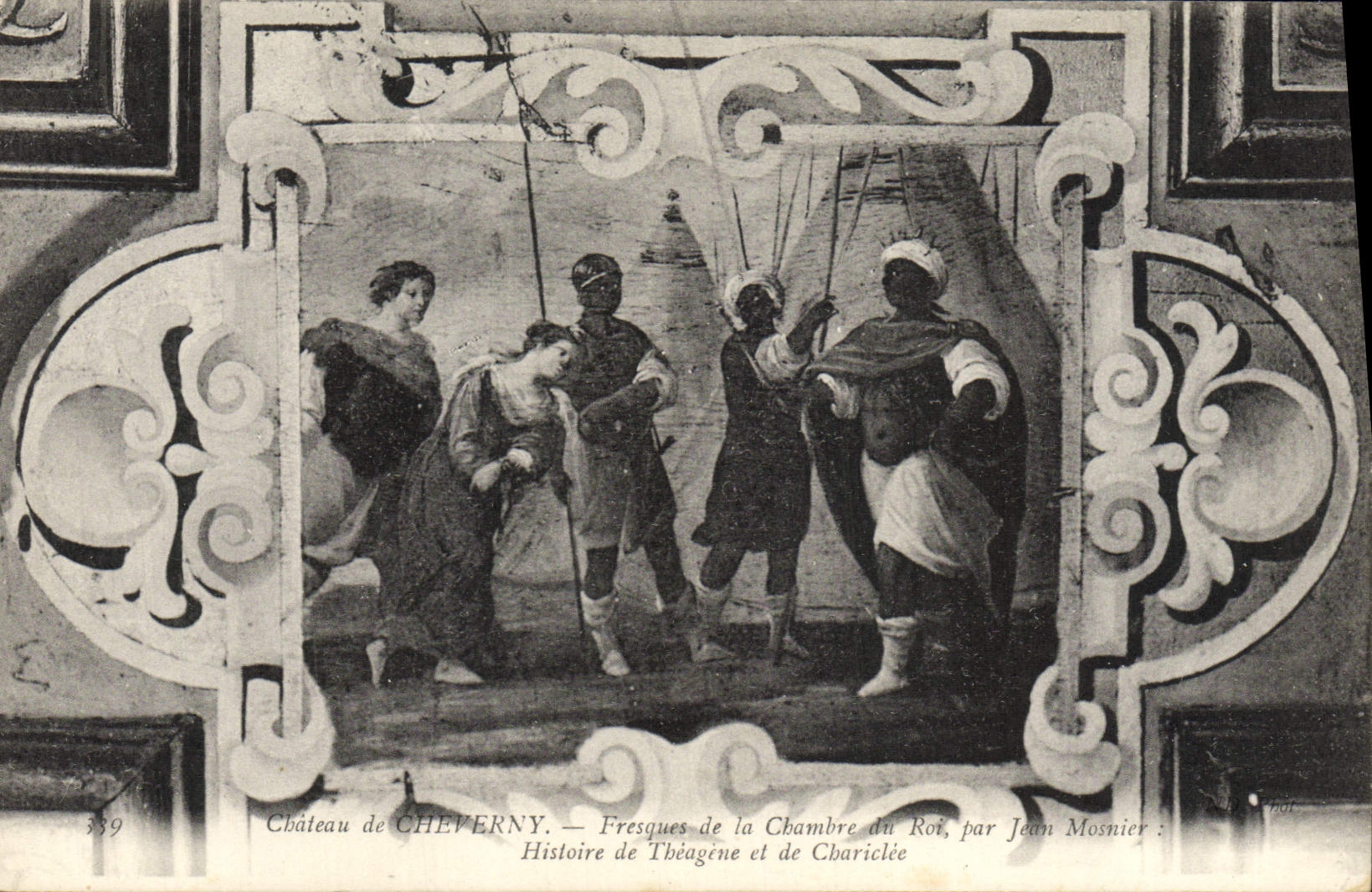 CPA Cheverny Fresques De La Chambre Du Roi par Jean Mosnier Histoire de Theagene et de Clariclee