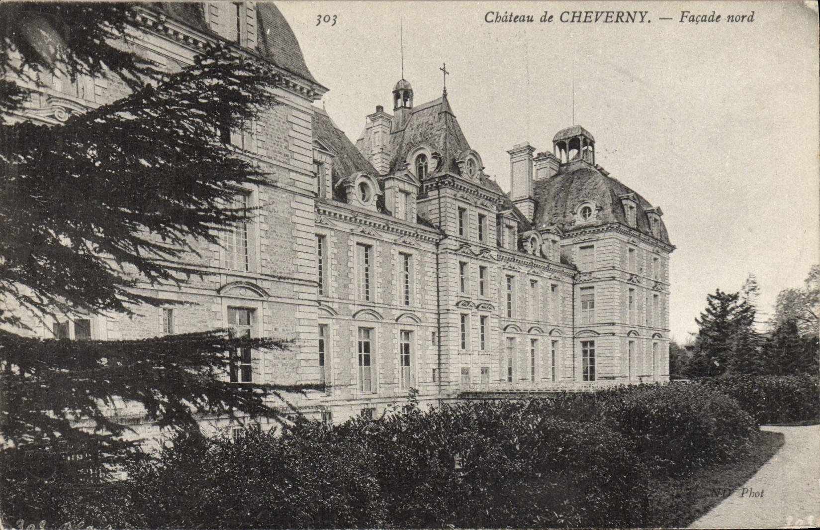 CPA Cheverny Facade Nord