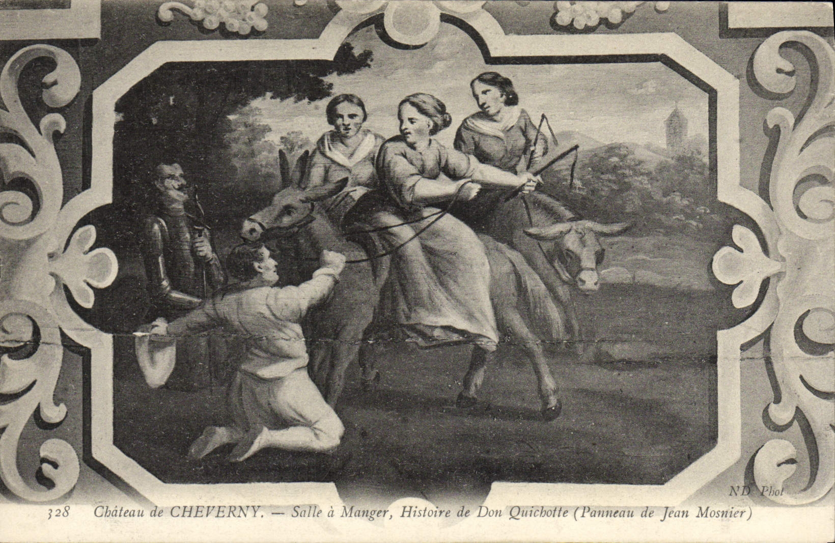 CPA Cheverny Solle A Manger Histoire De Don Quichotte Panneau de Jean Mosnier