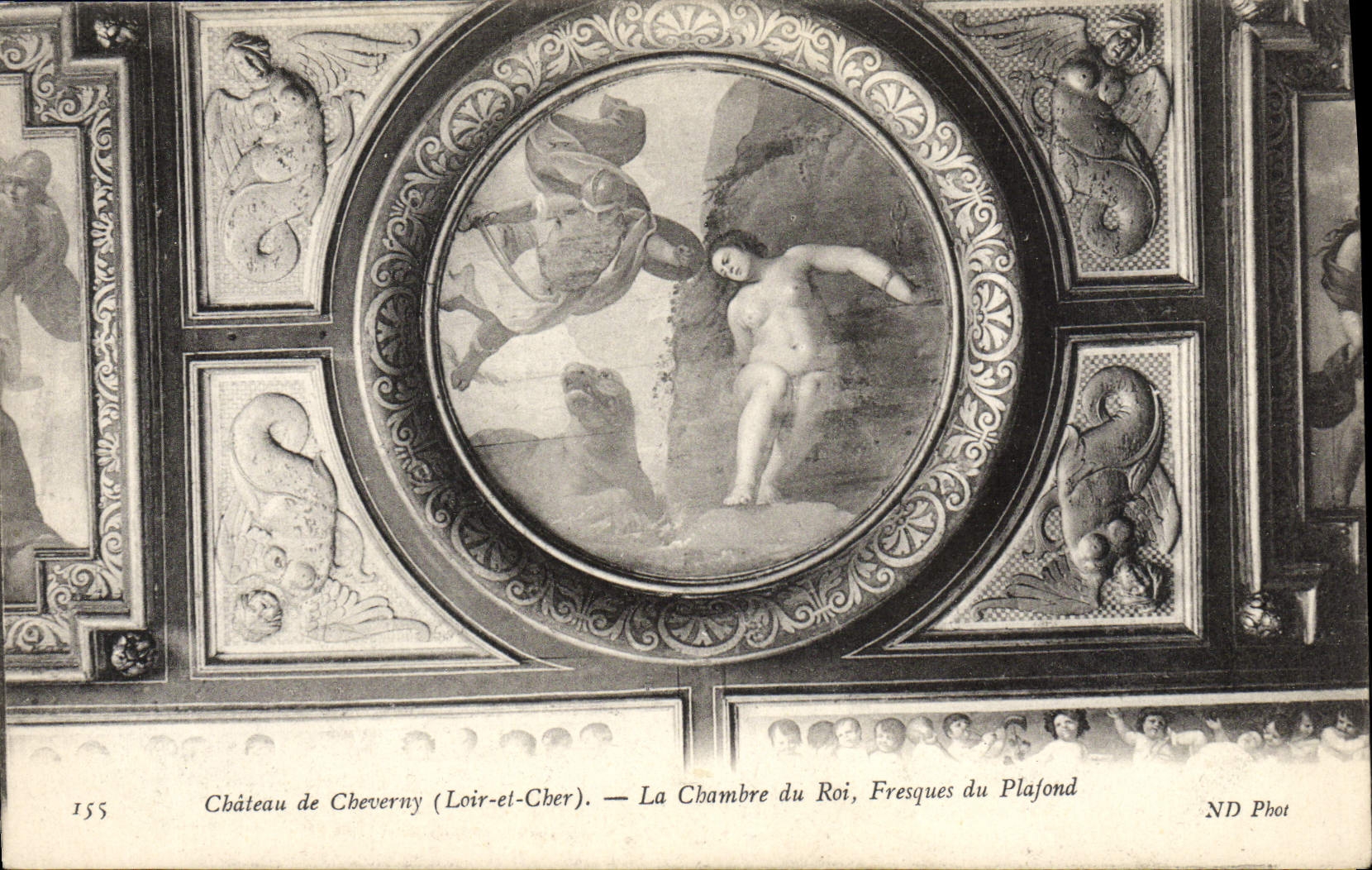 CPA Cheverny La Chambre Du Roi Fresques du plafond