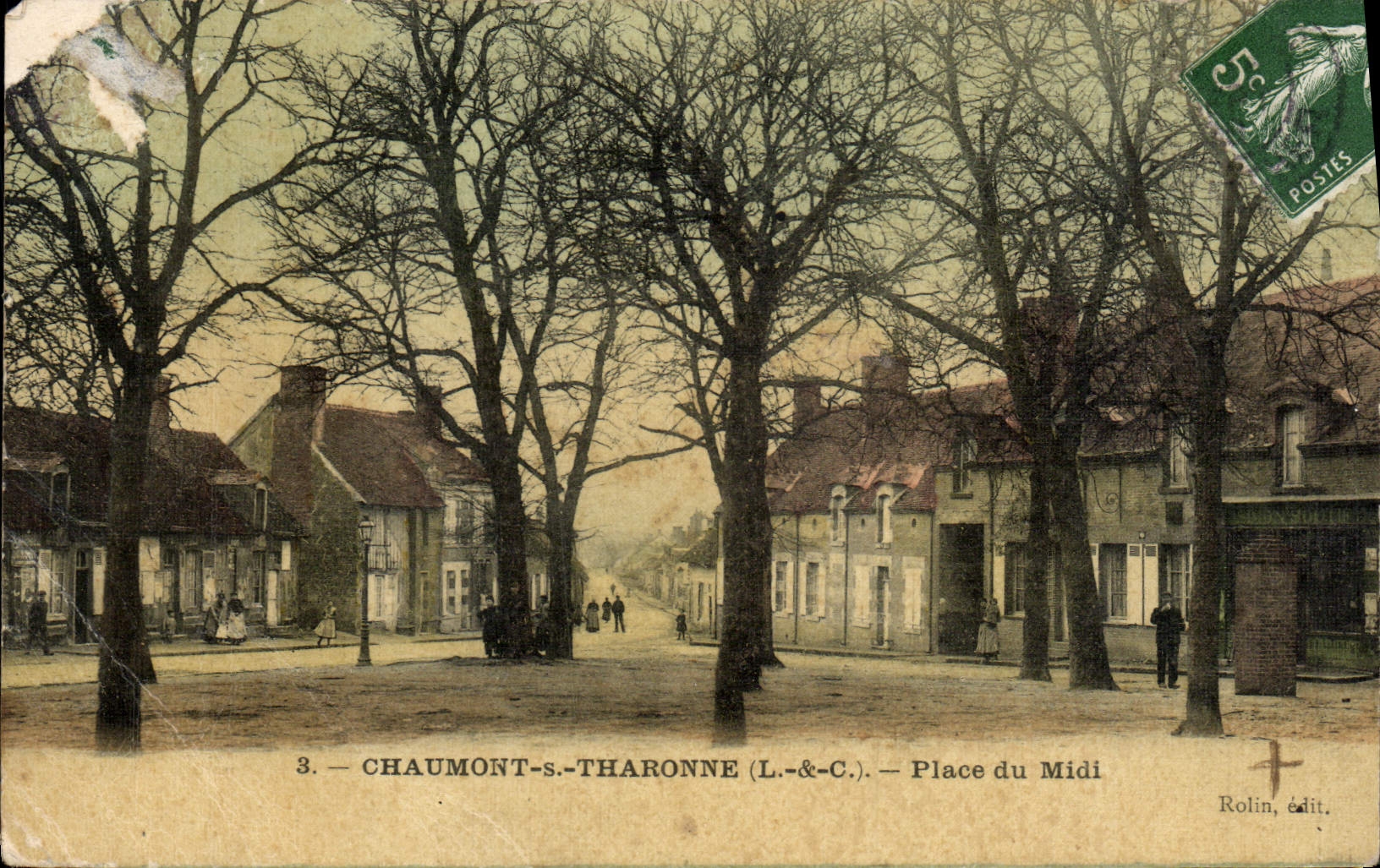 CPA Chaumont sur Tharonne Place Du Midi