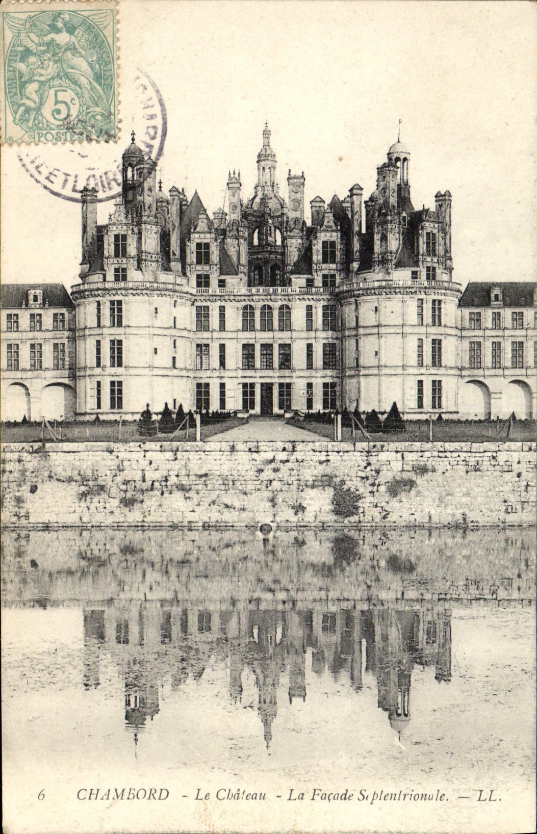 CPA Chambord le Chateau La Facade septentrionale