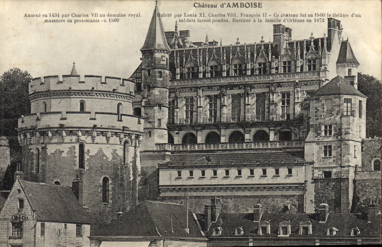 CPA Chateau D'Amboise