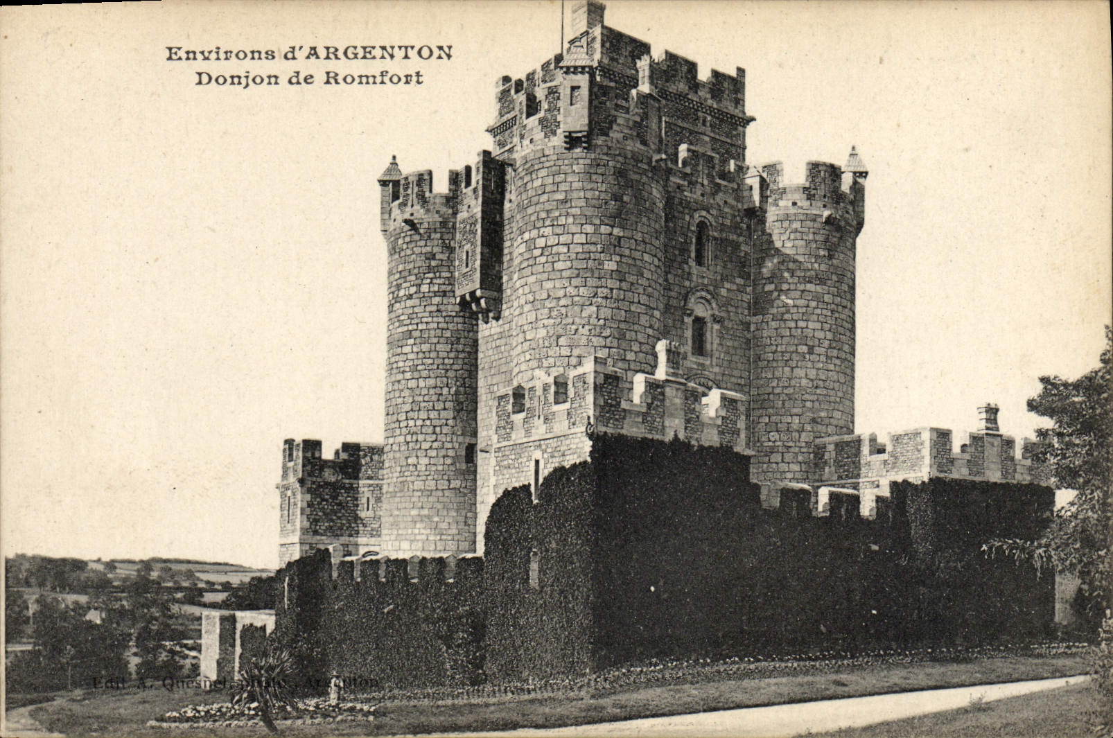 CPA Environs D'Argenton Donjon De Romfort