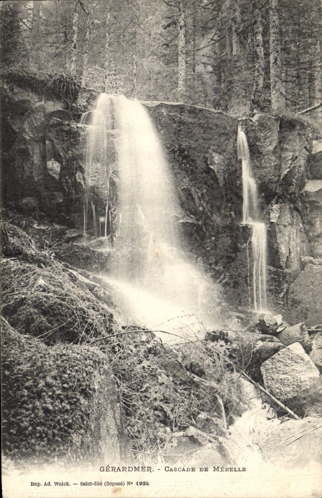 CPA Gerardmer Cascade De Merelle