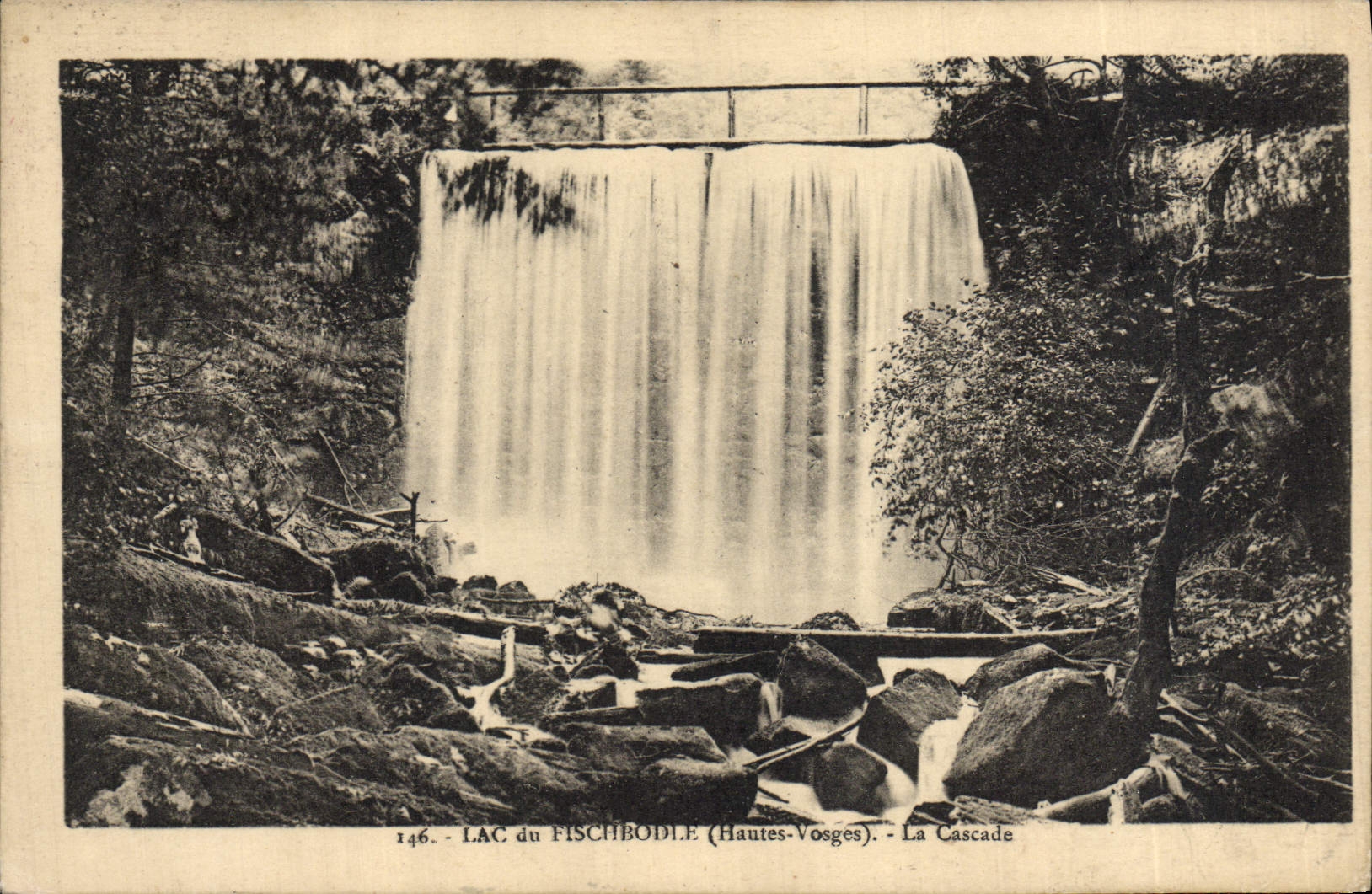 CPA Lac Du Fischbodle La Cascade