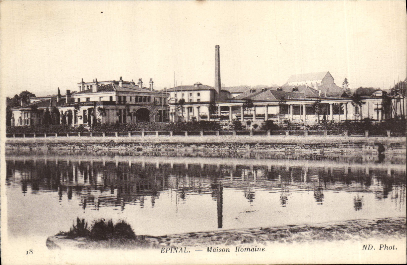 Casa romana de Epinal de la POSTAL de la VENDIMIA