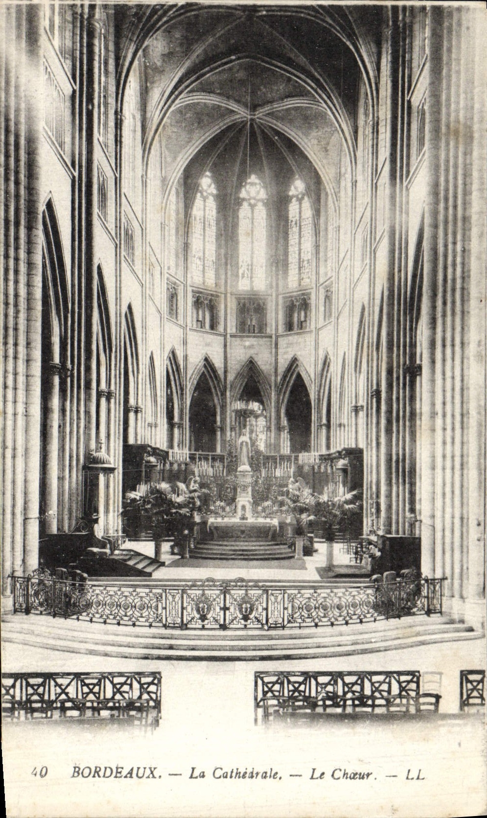 CPA Bordeaux La Cathedrale Le choeur