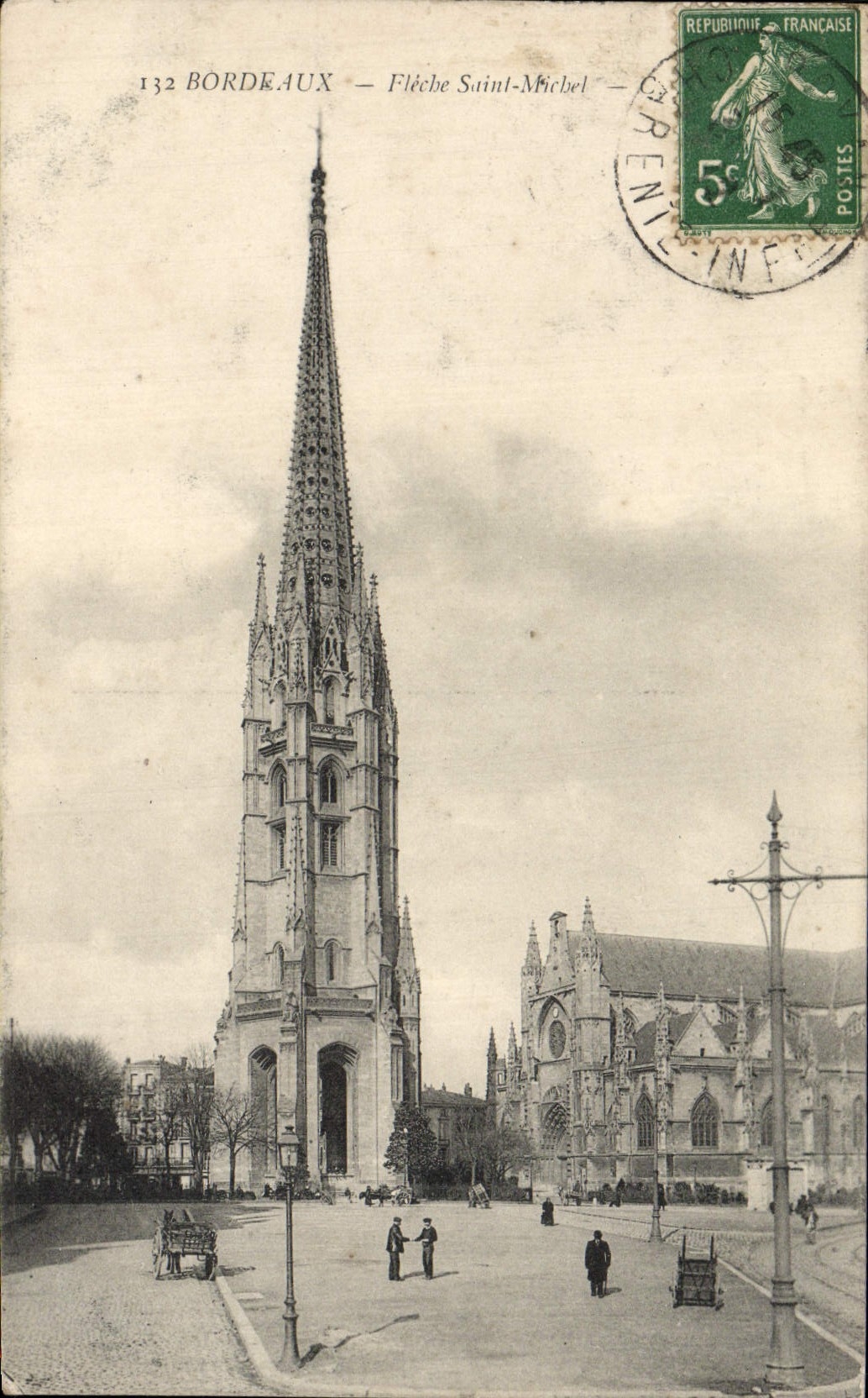 CPA Bordeaux Fleche Saint Michel
