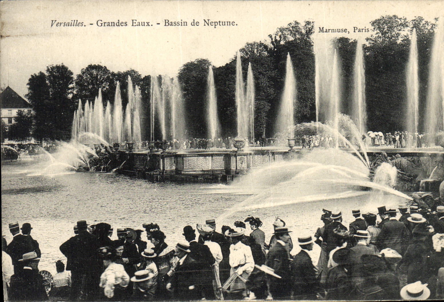 CPA Versailles Grandes Eaux Bassin De Neptune