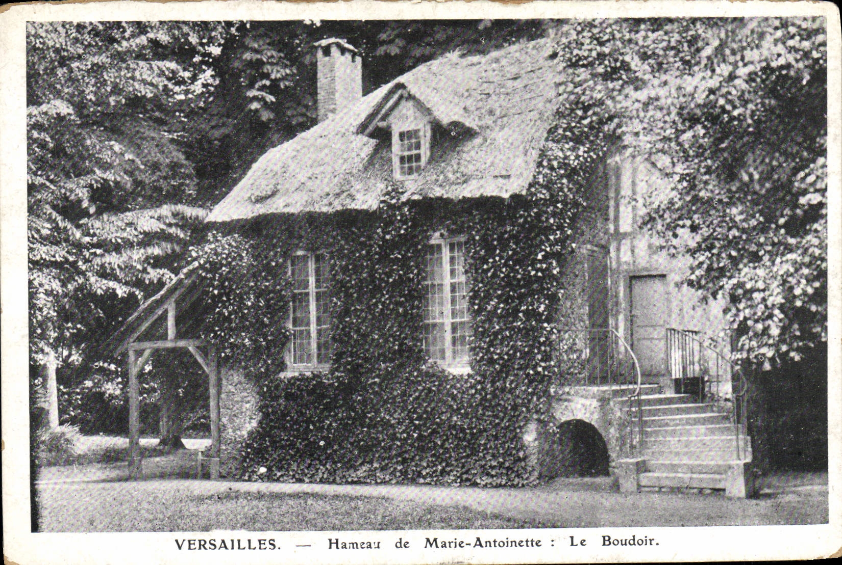 CPA Versailles Hameau De Marie Antoinette Le boudoir