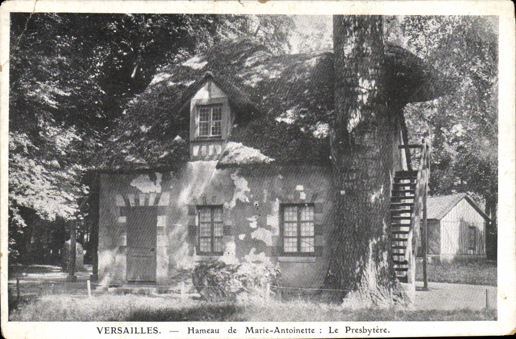 VINTAGE POSTCARD Versailles Hamlet Of Marie Antoinette the presbytery