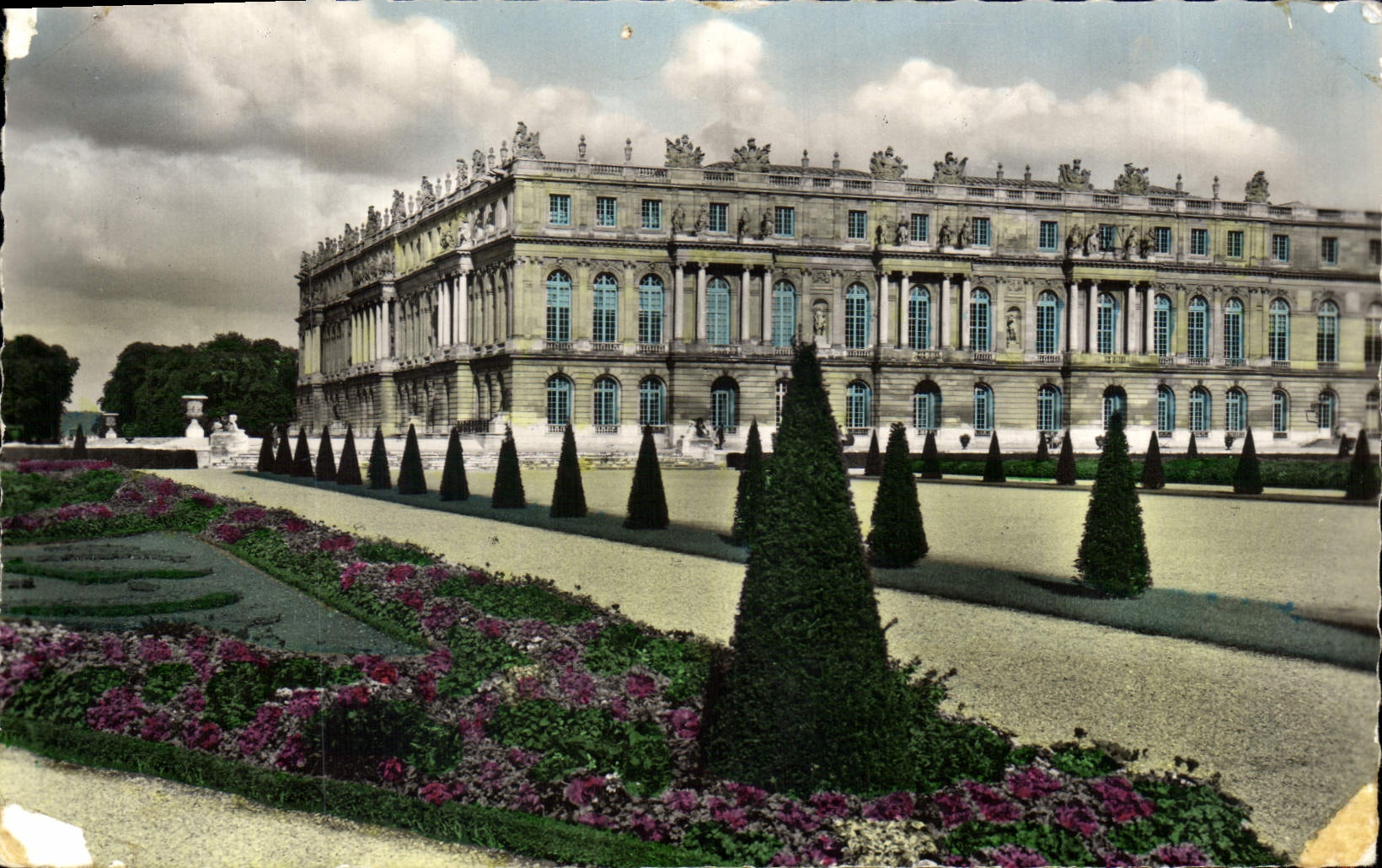 MODERN CARD Versailles the Castle Frontage On the Park Floor of the South