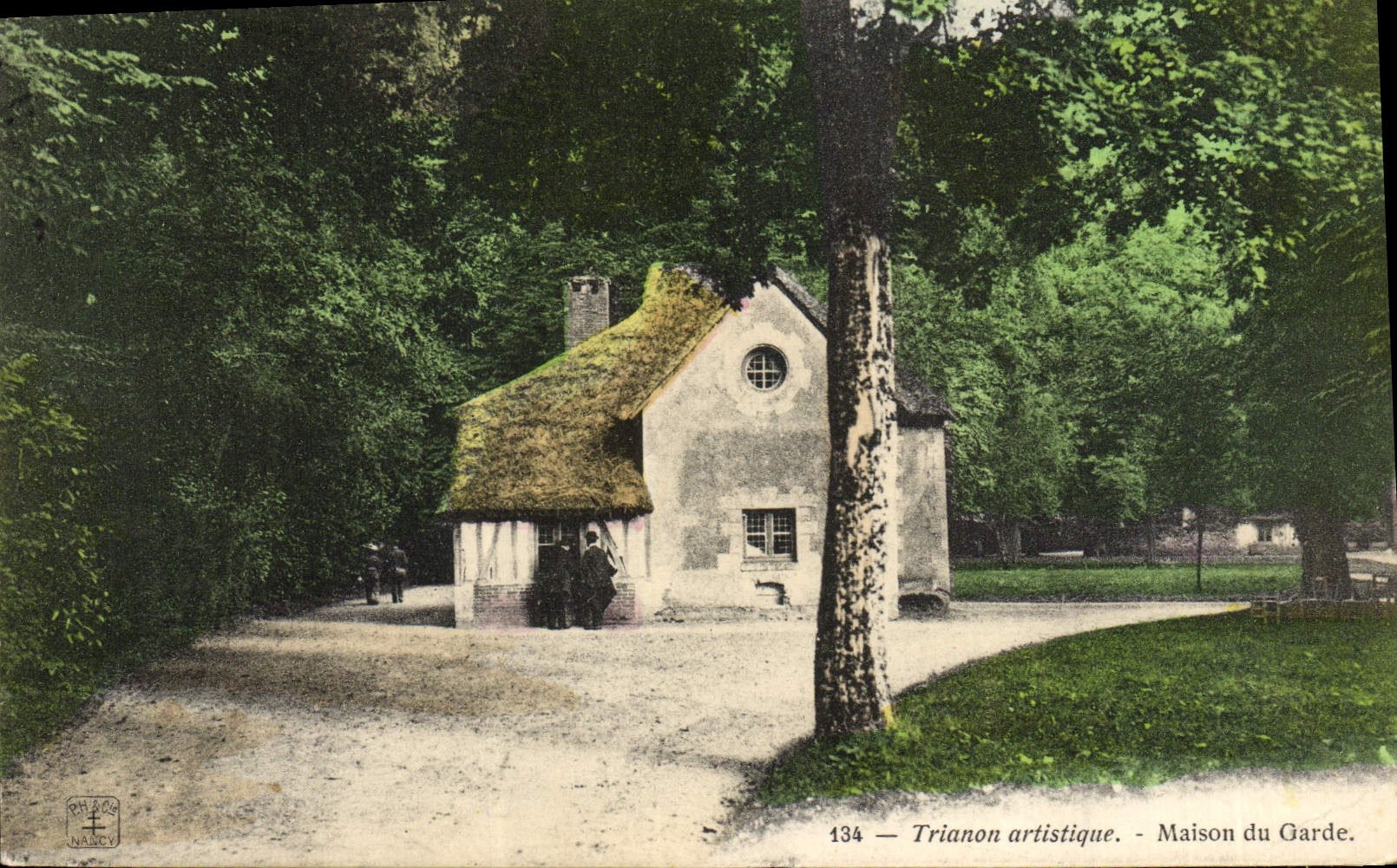 CPA Trianon Artistique Maison Du Garde