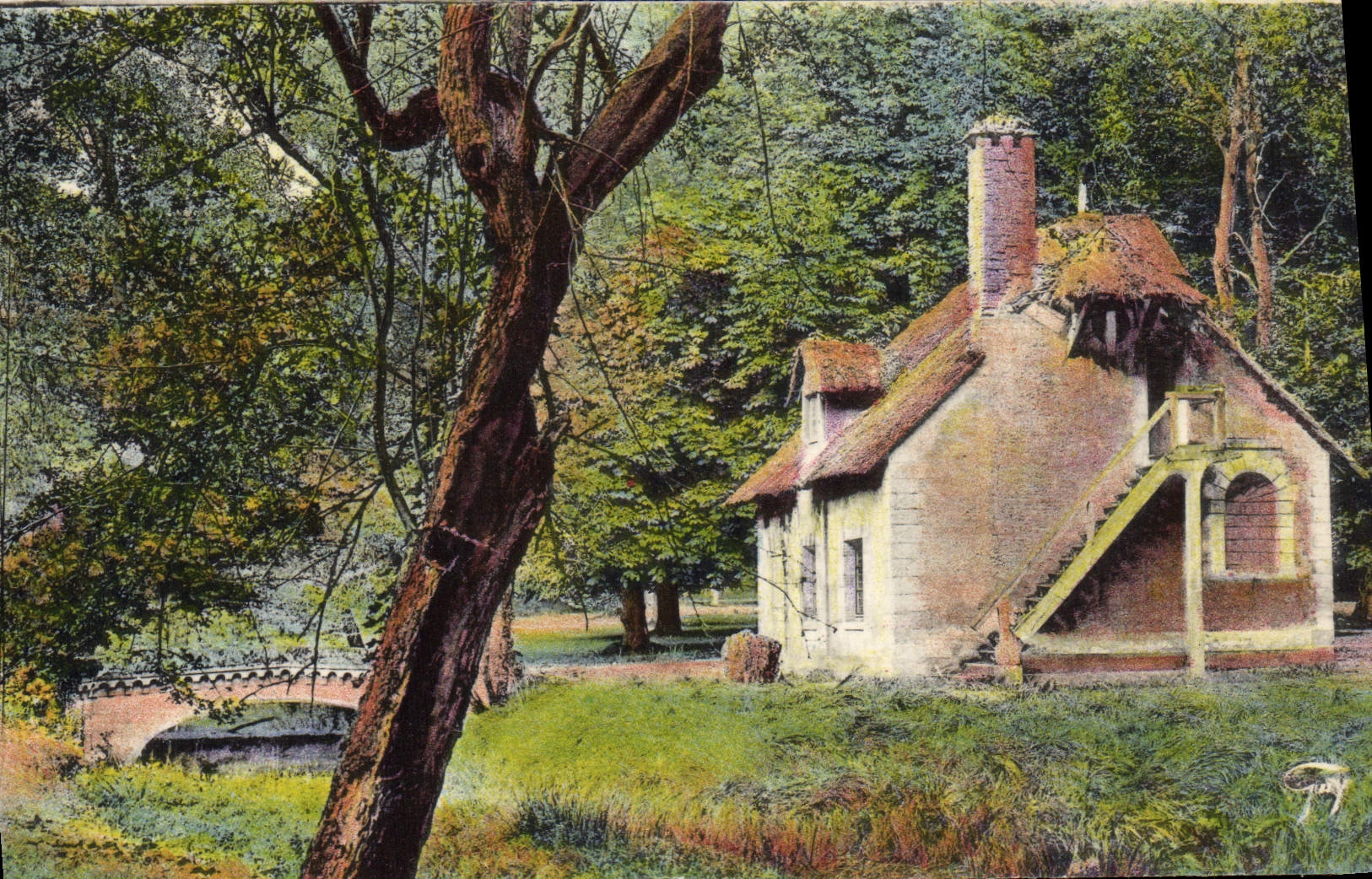 CPA Versailles La hameau du Petit Trianon