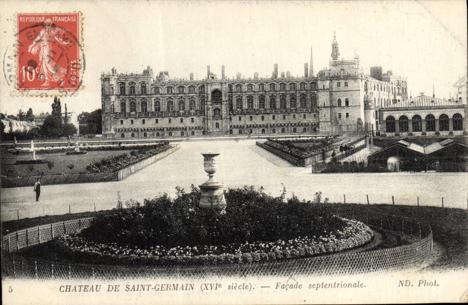 CPA Saint Germain En Laye Le Chateau Facade septentrionale 