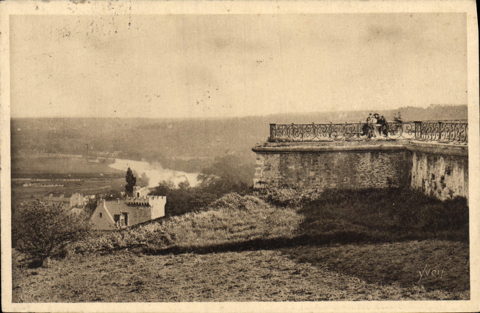 CPA St Germain en Laye le Terrasse