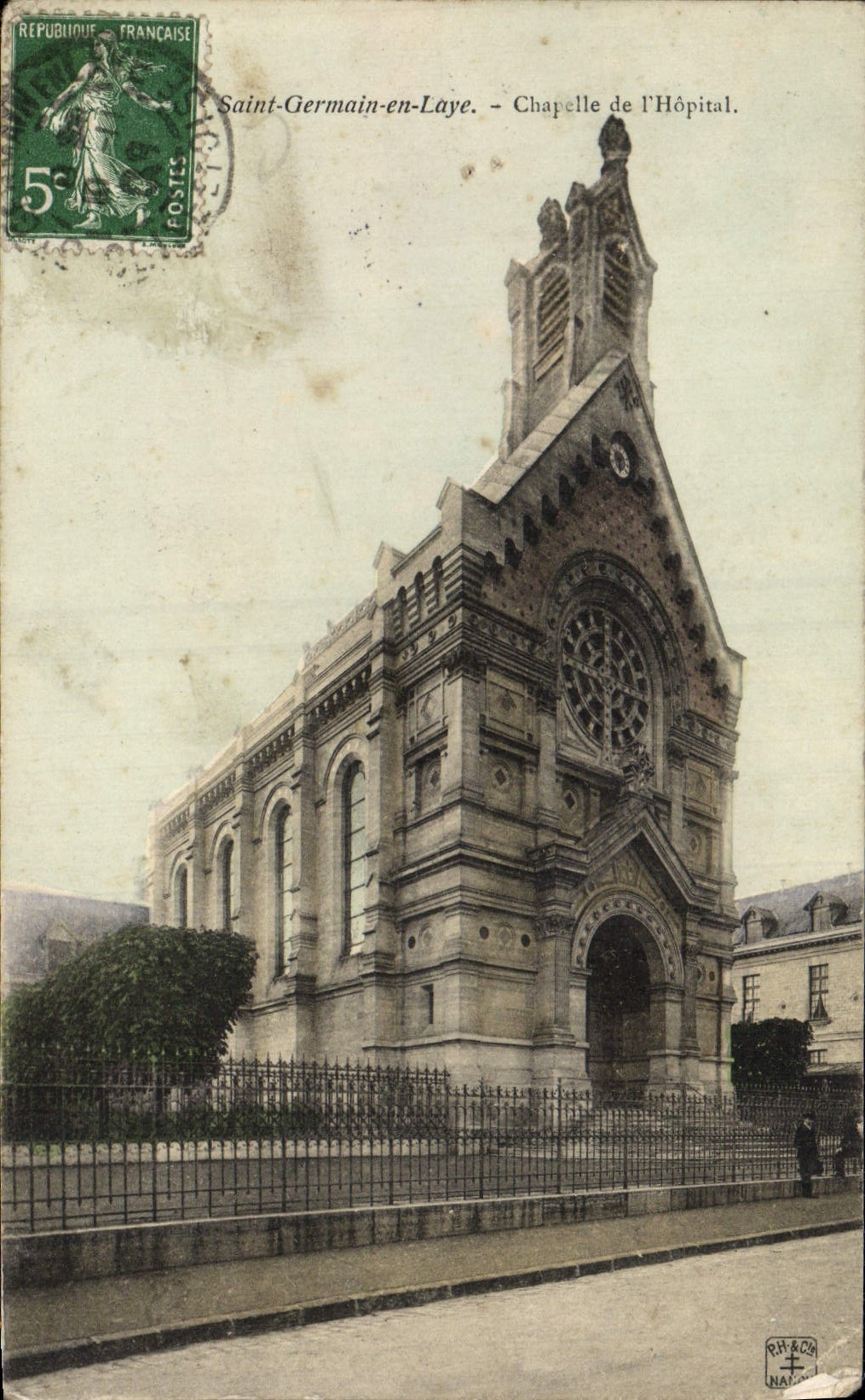 VINTAGE POSTCARD German St in Bush hammer Vault of the Hospital