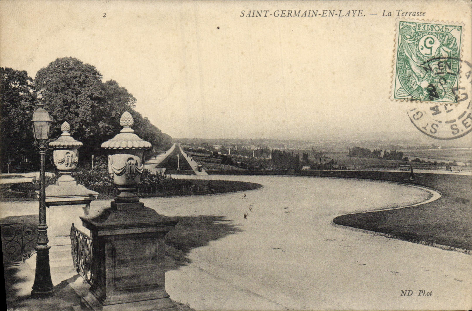 CPA Saint Germain En Laye La Terrasse
