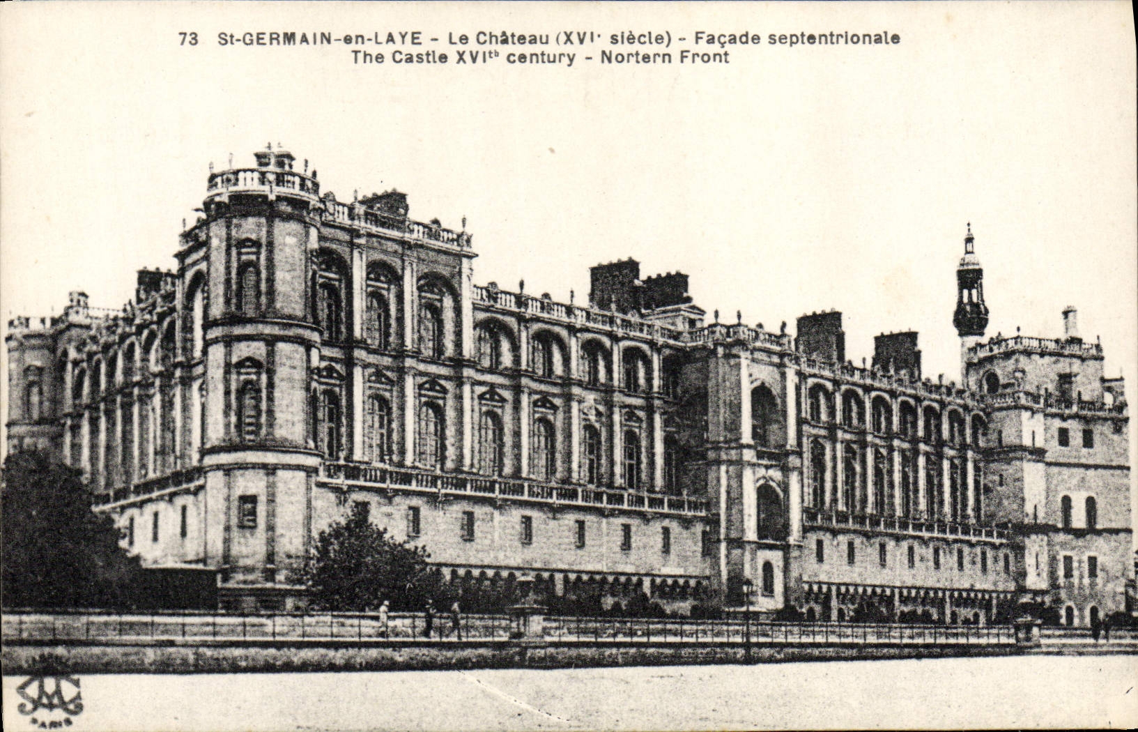 CPA Saint Germain En Laye Le Chateau Facade Septentrionale