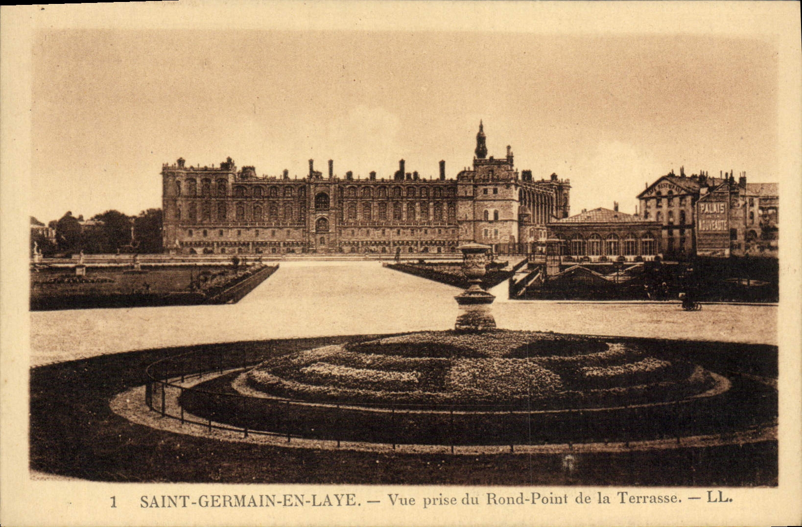 CPA Saint Germain En Laye Vue Prise du Rond Point de la Terrasse