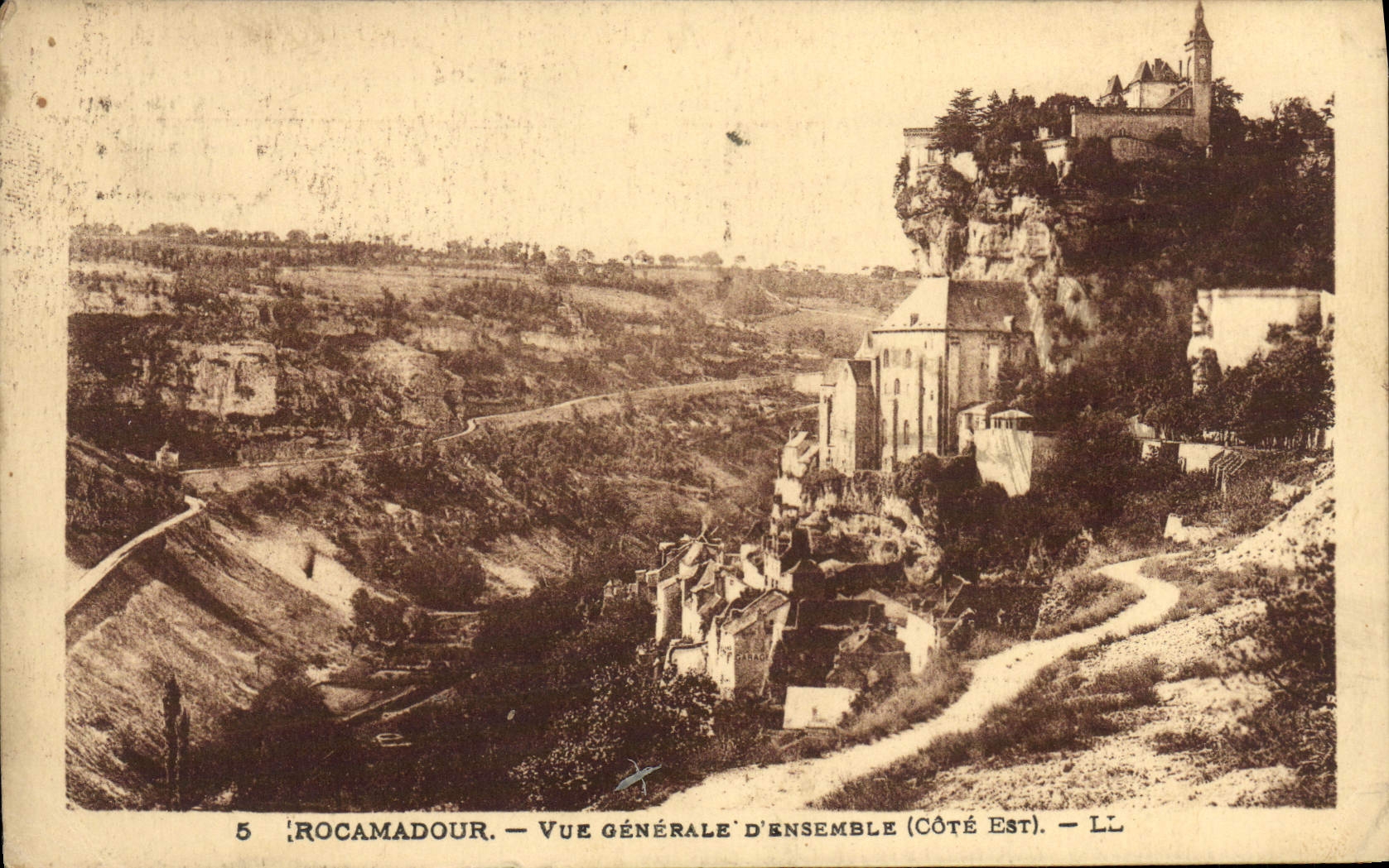 CPA Rocamadour Vue Generale D'Ensemble