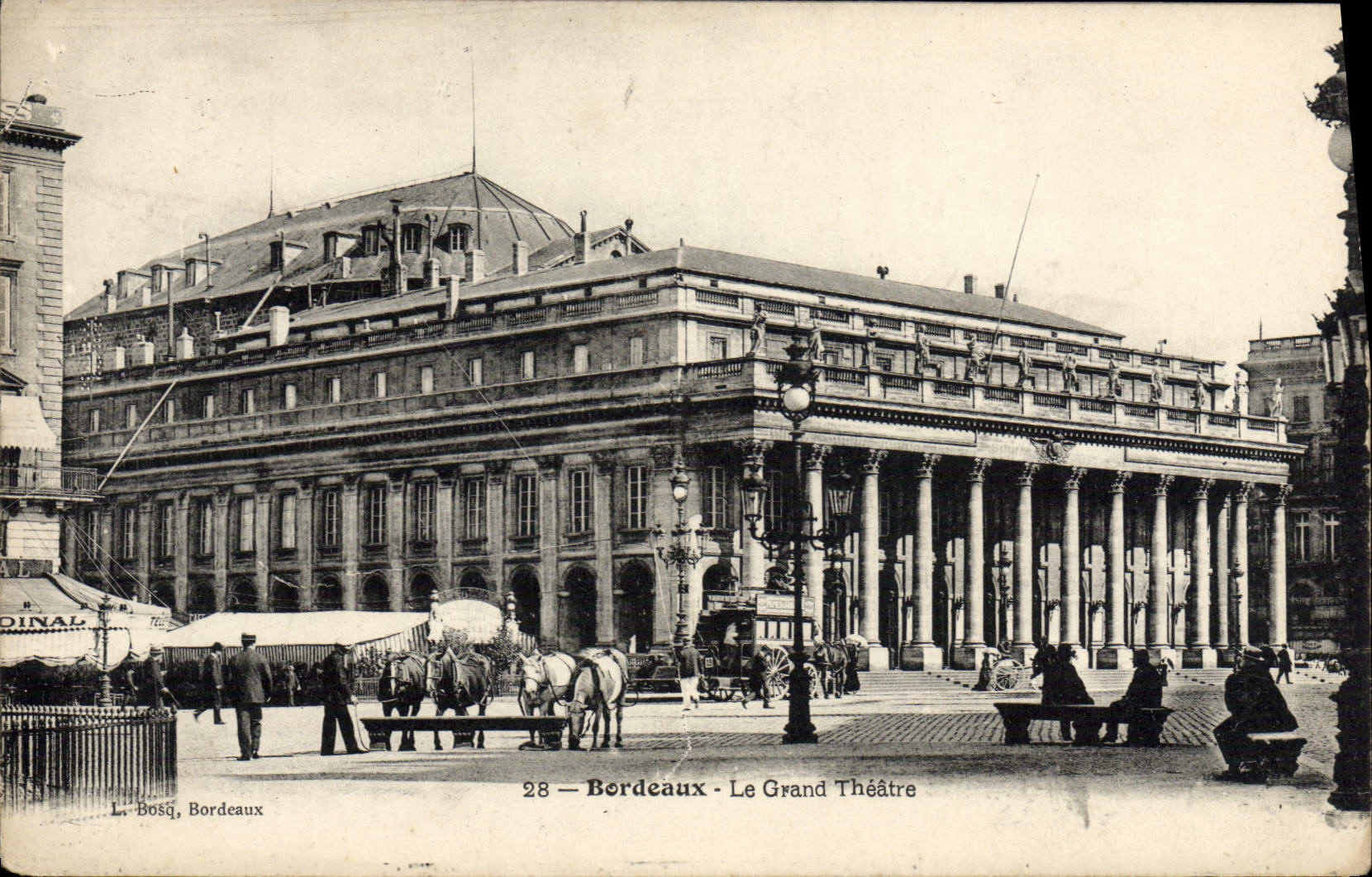 CPA Bordeaux Le Grand Theatre