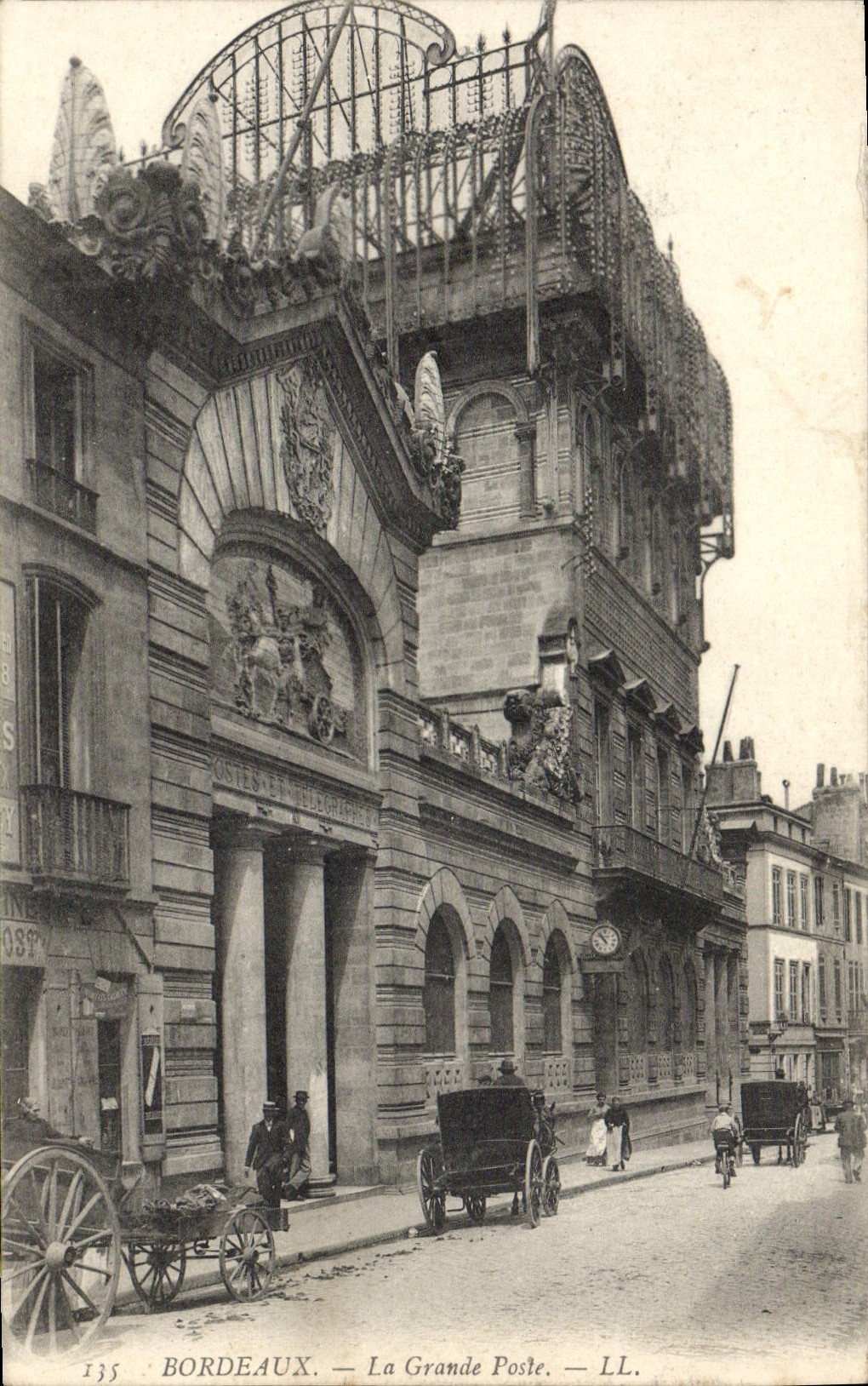 CPA Bordeaux La Grande Poste