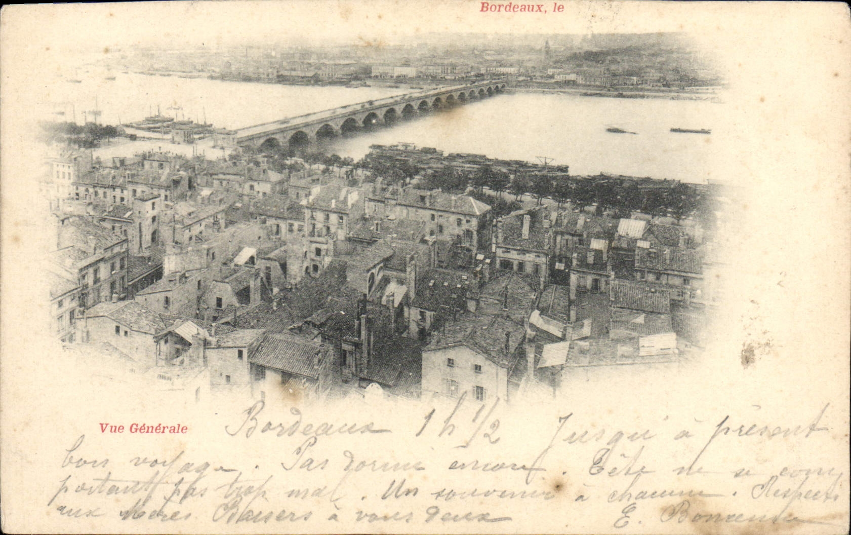 CPA Bordeaux Vue generale 