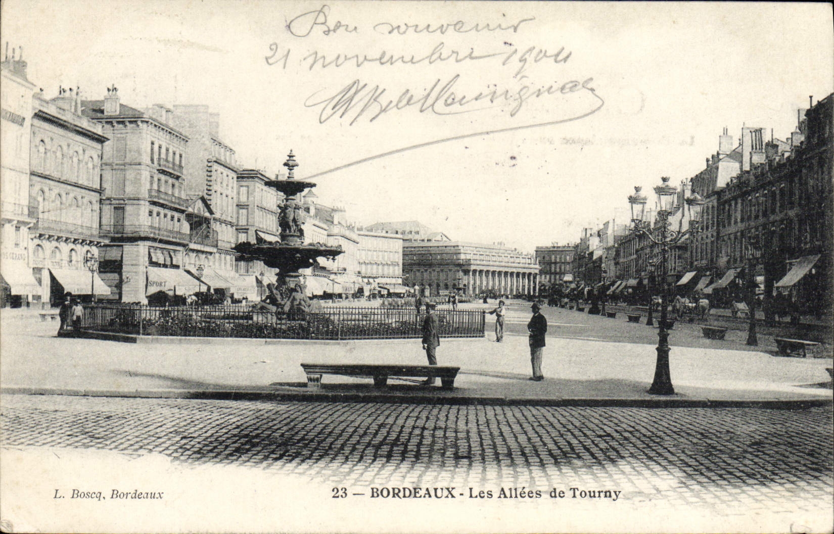 CPA Bordeaux Les Allees de Tourny