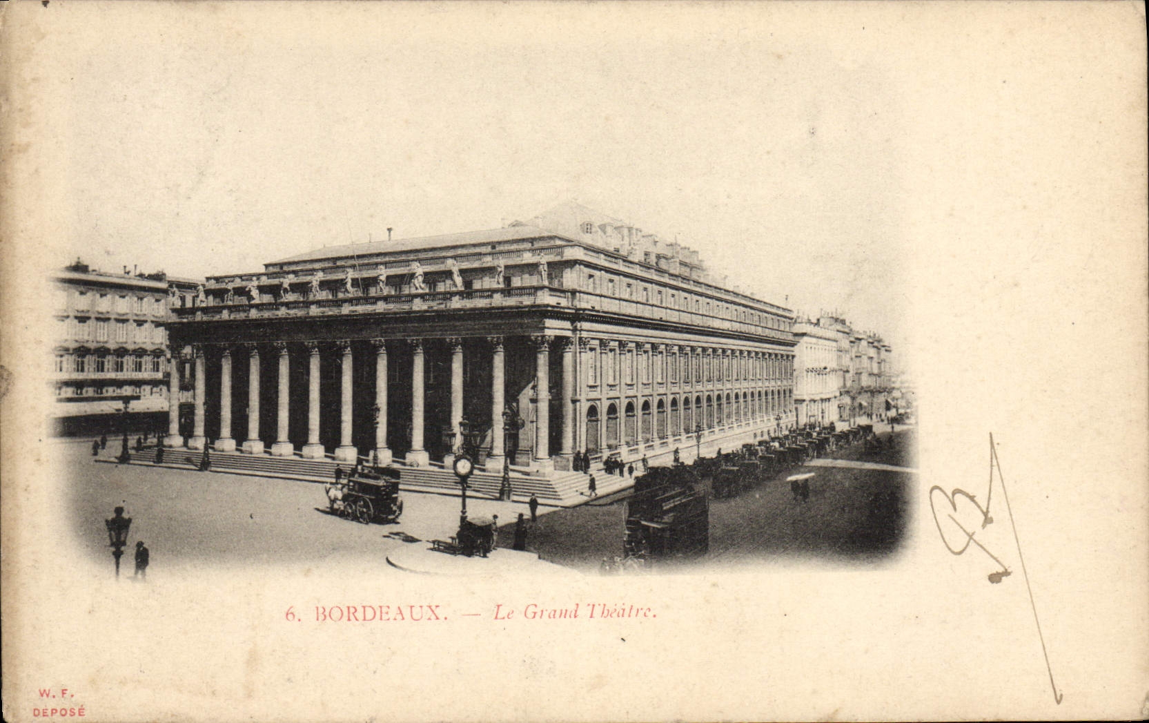 CPA Bordeaux Le Grand Theatre