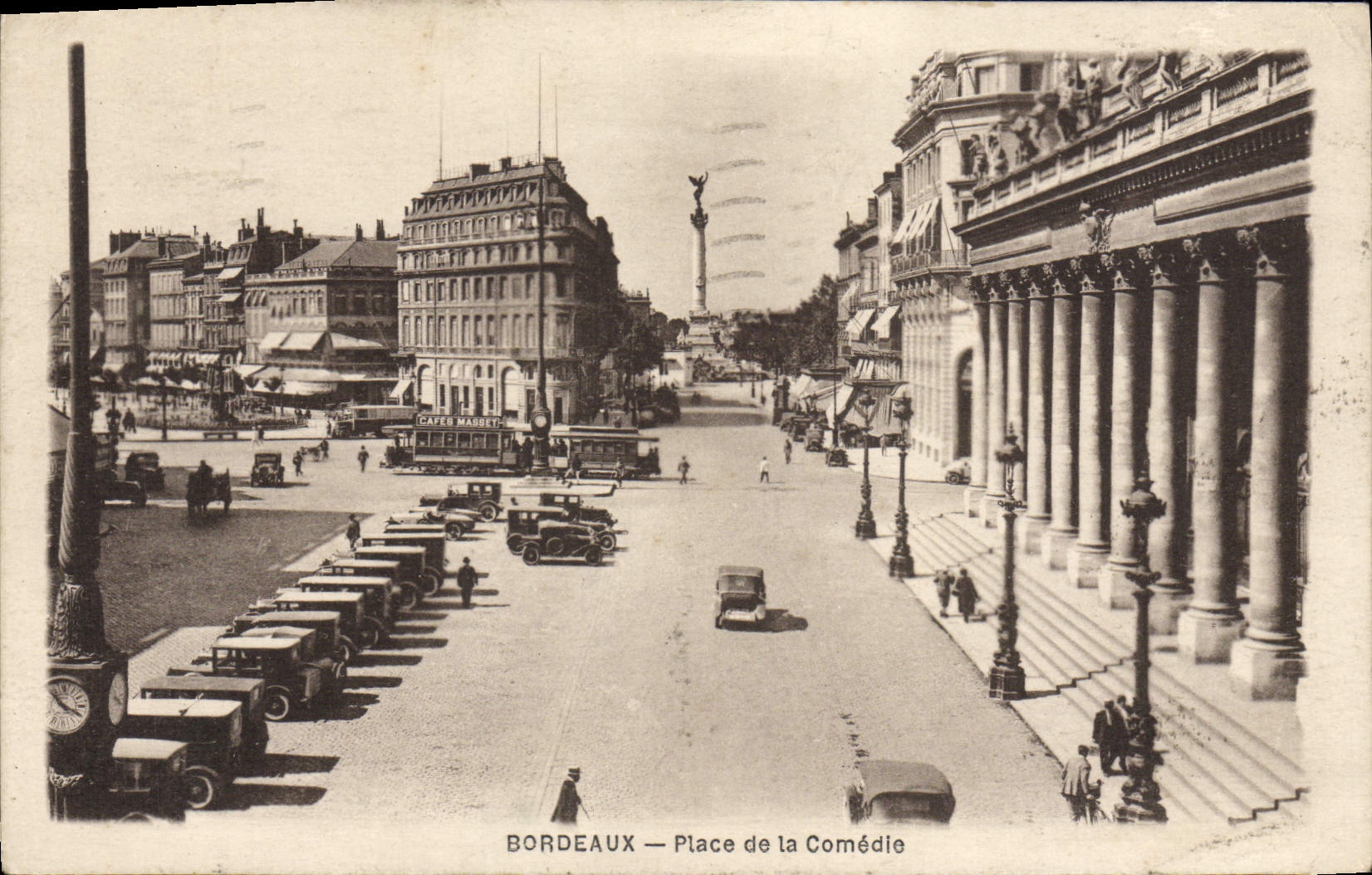 CPA Bordeaux Place de la Comedie