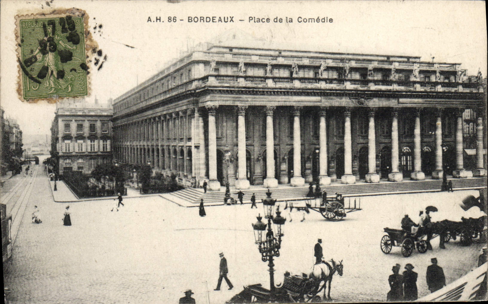 CPA Bordeaux Place de la Comedie