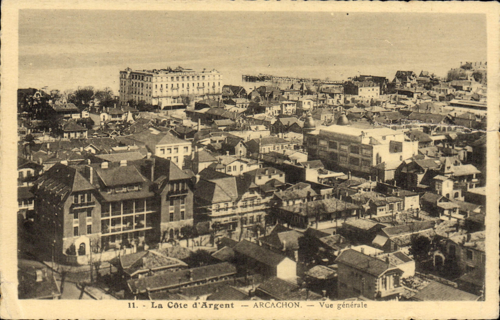 CPA Arcachon Vue Generale