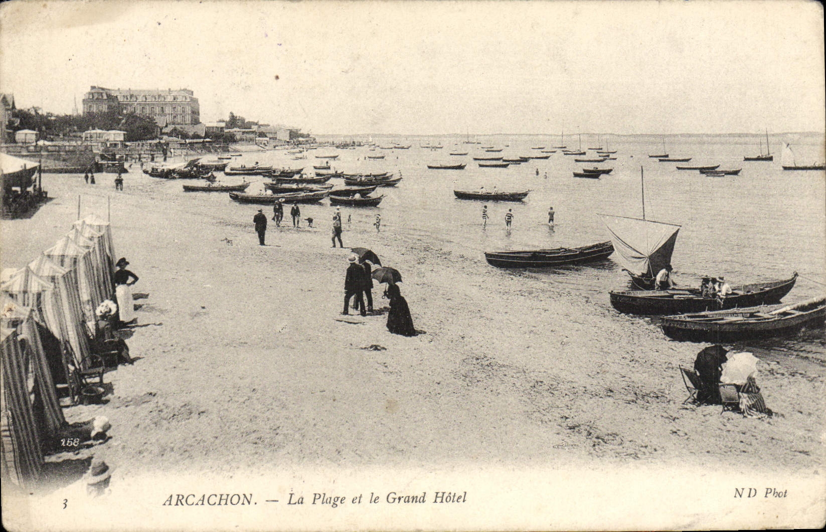 CPA Arcachon La Plage et le Grand Hotel