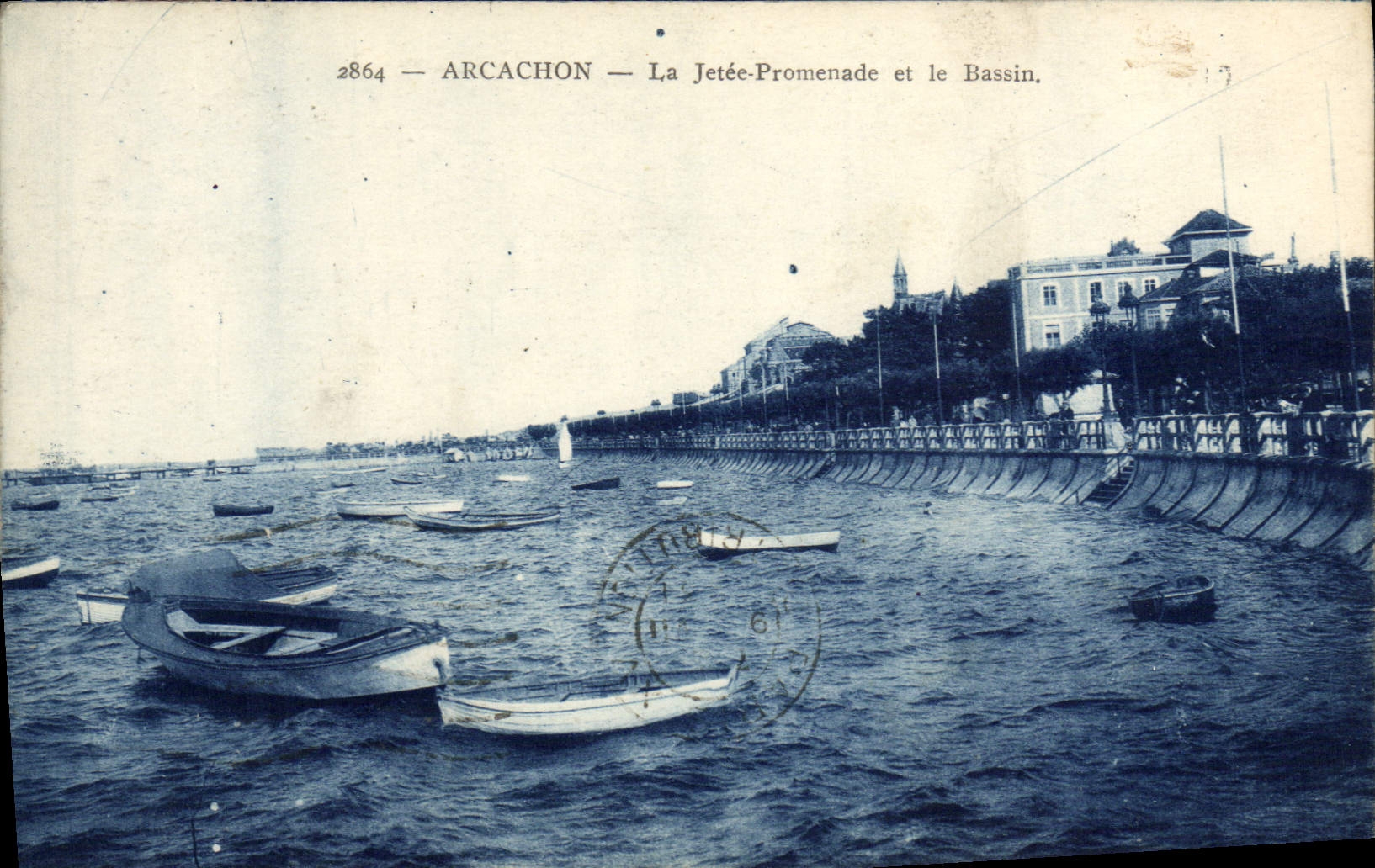 CPA Arcachon La jetee promenade et le bassin