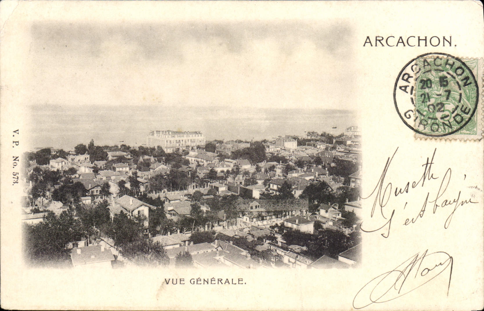 CPA Arcachon Vue Generale