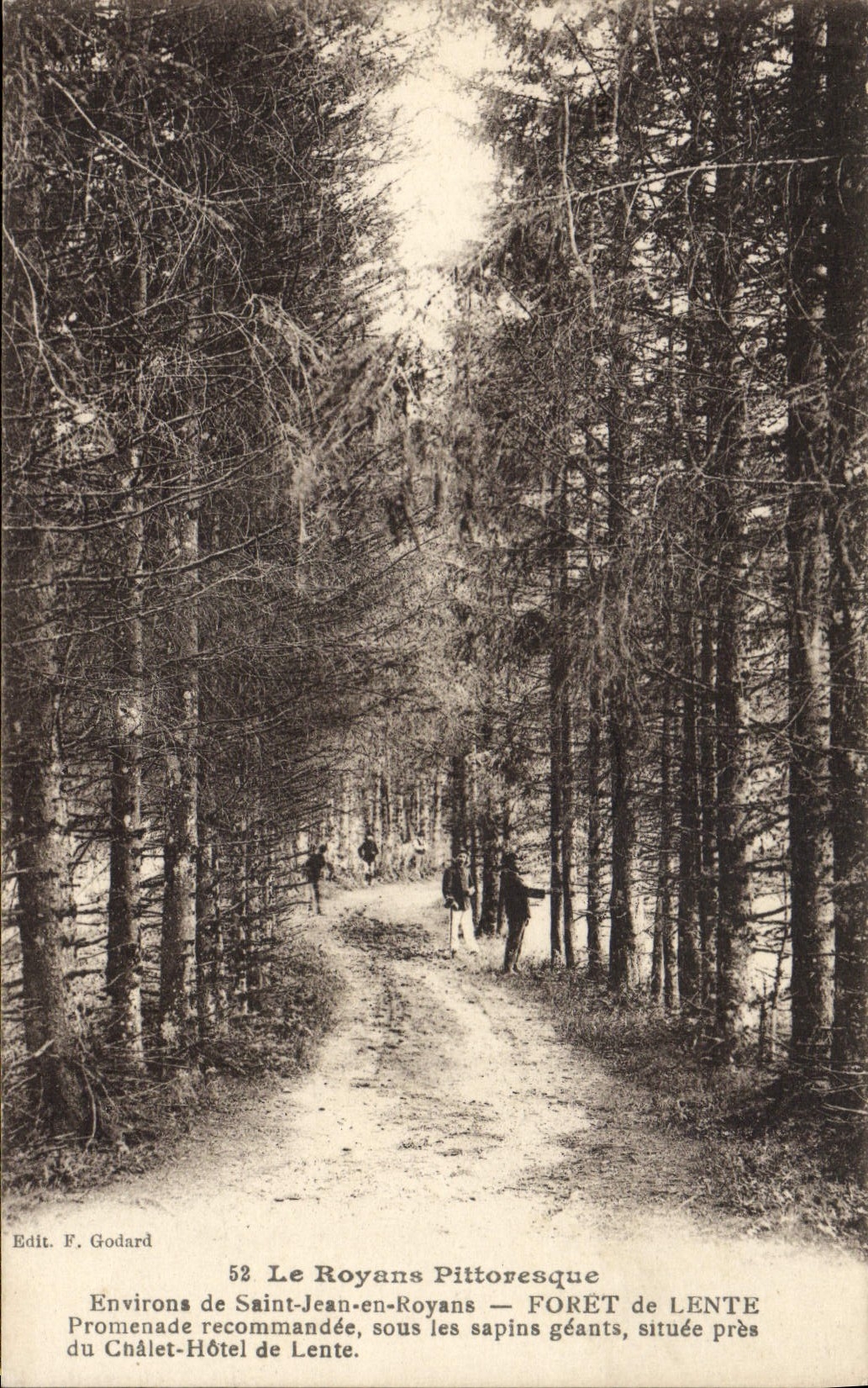 VINTAGE POSTCARD Surroundings of Jean Saint in Royans Drill of Slow