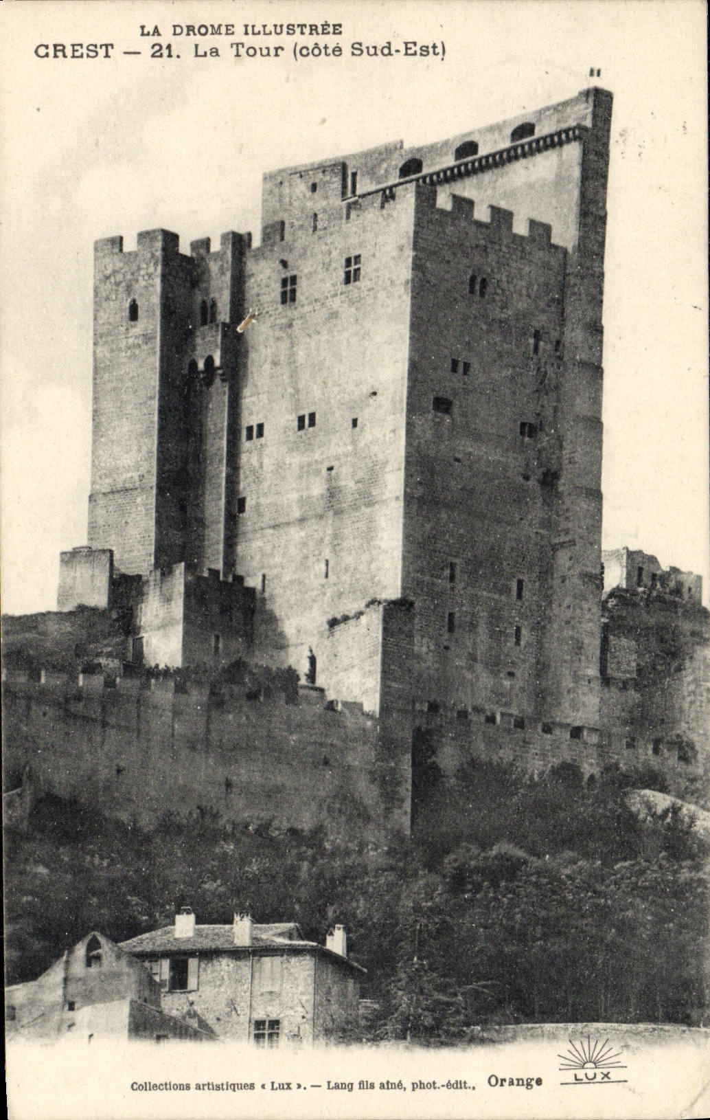 VINTAGE POSTCARD Crest the Tower